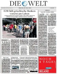 Die Welt - 29 Juni 2015