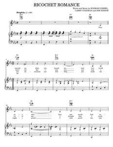 Ricochet Romance - Alec Wilder, Norman Gimbel, Rosemary Clooney (Piano-Vocal-Guitar)