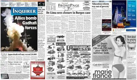 Philippine Daily Inquirer – March 21, 2011