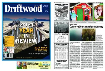 Gulf Islands Driftwood – December 29, 2021