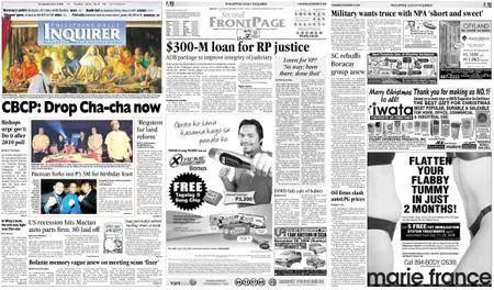Philippine Daily Inquirer – December 18, 2008