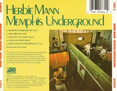 Herbie Mann - Memphis Underground (1969) {Atlantic 1522-2}