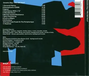 Marc Ribot's Ceramic Dog - YRU Still Here? (2018) {Enja-Yellowbird YEB-7784} (Complete Artwork)