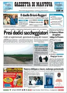 LA GAZZETTA DI MANTOVA DEL 30 GENNAIO 2010