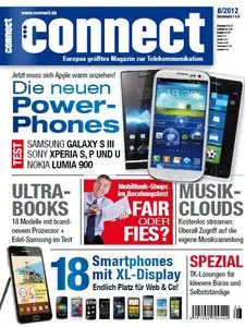 Connect Telekommunikation Magazin August No 08 2012