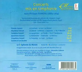 La Simphonie Du Marais, Hugo Reyne - Rameau: Concerts mis en simphonie (2010)