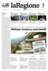 laRegione Ticino - 17 Agosto 2018