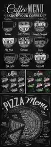 Menu Design Elements Vector