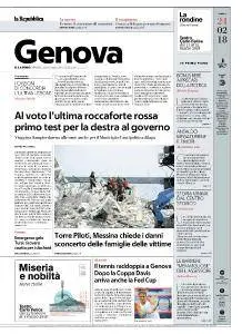 la Repubblica Genova - 24 Febbraio 2018