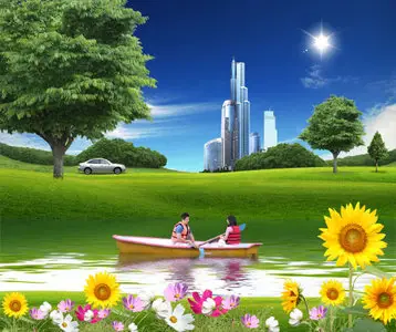 Summer - PSD illustrations