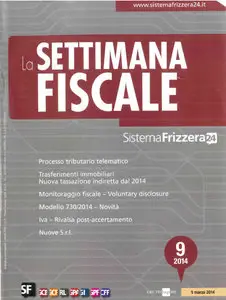 Settimana Fiscale N.9 - 5 marzo 2014