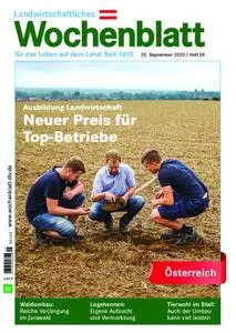 Bayerisches Landwirtschaftliches Wochenblatt Oesterreich - 24. September 2020