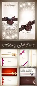 Holiday Gift Cards Vector 2