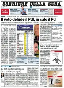 Il Corriere della Sera (08-06-09)
