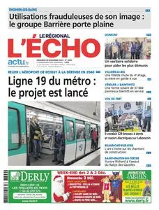 L'Echo Le Régional - 29 Novembre 2023