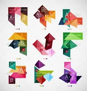 GraphicRiver Set of Modern Business Infographic Templates