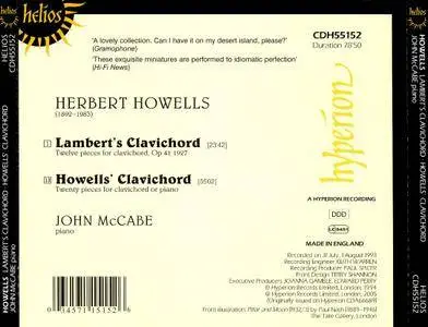 John McCabe - Herbert Howells: Lambert's Clavichord & Howells' Clavichord (1994) Reissue 2005