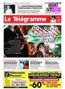 Le Télégramme Dinan - Dinard - Saint-Malo – 02 mars 2020