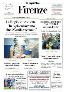 la Repubblica Firenze - 3 Gennaio 2021