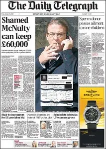 The Daily Telegraph - 30 October 2009