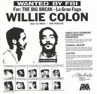 Willie Colon - The Big Break (1970) {Fania 4639509019-2 rel 2010}