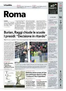 la Repubblica Roma - 26 Febbraio 2018