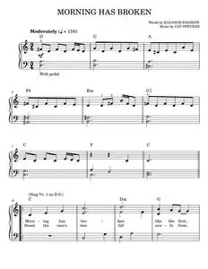 Morning has broken - Cat Stevens (Easy Piano)