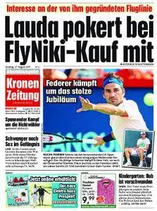 Kronen Zeitung Abendausgabe - 27. August 2017