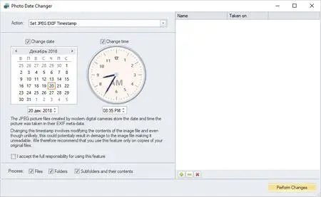 Photo Date Changer 1.11