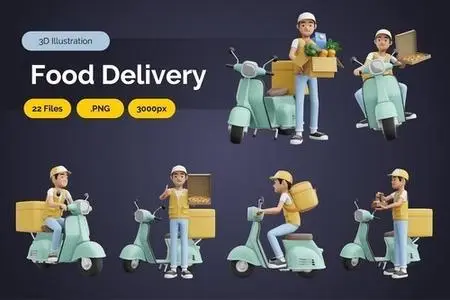 3D Delivery - Food Delivery