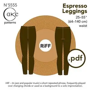 Cake Patterns - Espresso Leggings