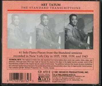 Art Tatum - The Standard Sessions: 1935-1943 Transcriptions (1991)
