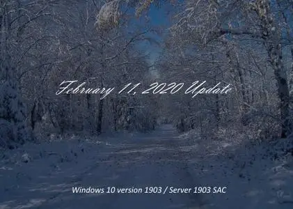 Windows 10 version 1903 / Server version 1903 SAC build 18362.657