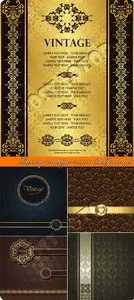 Luxury vintage vector backgrounds