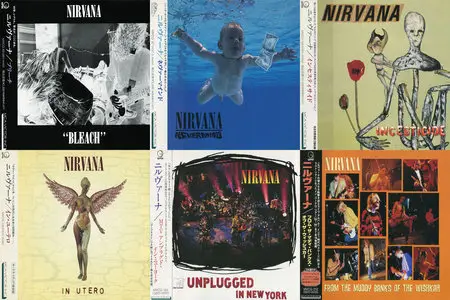 Nirvana - Discography (1989-1996) [Japanese Original Pressing] Re-up