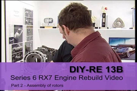 Mazda RX-7 - Engine Rebuild Video: DIY-RE 13B