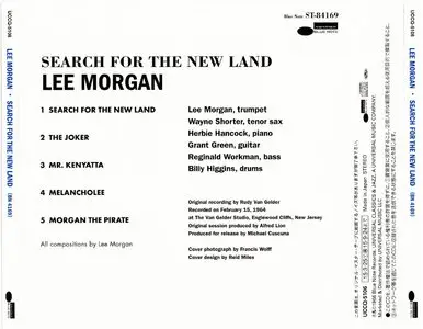 Lee Morgan - Search For The New Land (1964) {Blue Note Japan SHM-CD UCCQ-5106 rel 2015} (24-192 remaster)