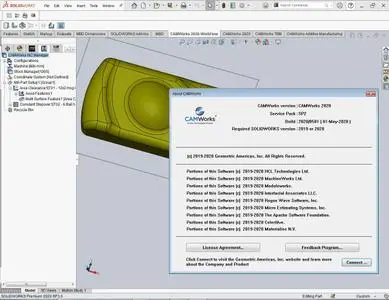 CAMWorks 2020 SP2 Build 2020.05.01