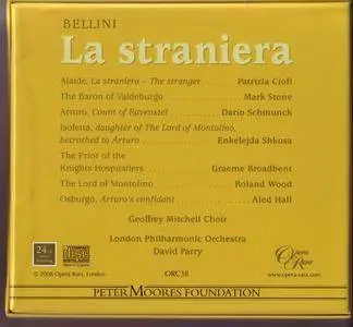London Philharmonic Orchestra, David Parry - Vincenzo Bellini: La Straniera (2008)