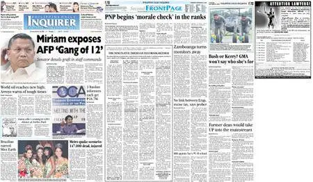 Philippine Daily Inquirer – October 26, 2004