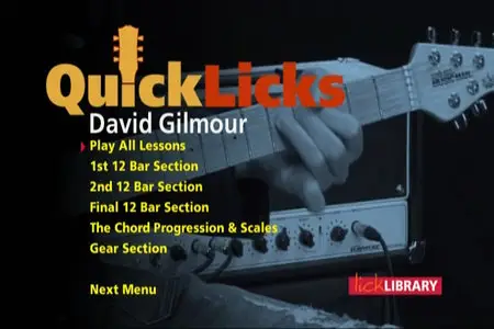 Lick Library - Quick Licks - Slow Blues: David Gilmour - Key: Gm
