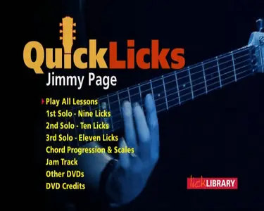 Lick Library - Quick Licks for Guitar: Jimmy Page – Minor blues key of C