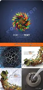 Abstract modern background vector 9