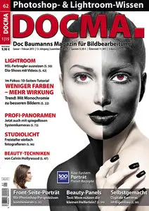 DOCMA - Magazin für professionelle Bildbearbeitung No. 62 - Januar/Februar 01/2015