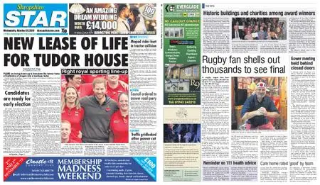 Shropshire Star Shrewsbury Edition – October 30, 2019