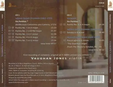 Vaughan Jones - Vilsmaÿr, Pisendel, Biber: Works for Solo Violin (2015)