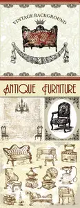 Antique Furniture Vector 2