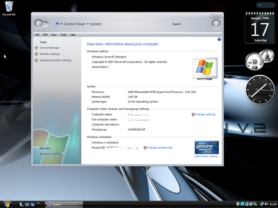 Windows Workstation 2008 VII Powerd by Server 2008 SP1