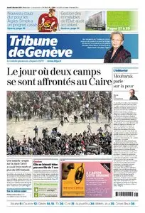 TRIBUNE DE GENEVE  02 03 Février 2011