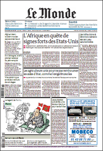 Le Monde 05 Aout 2009